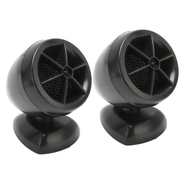 2st Dome Tweeter 1200W Högtalare Hög Känslighet Universal för Bil Audio System Svart