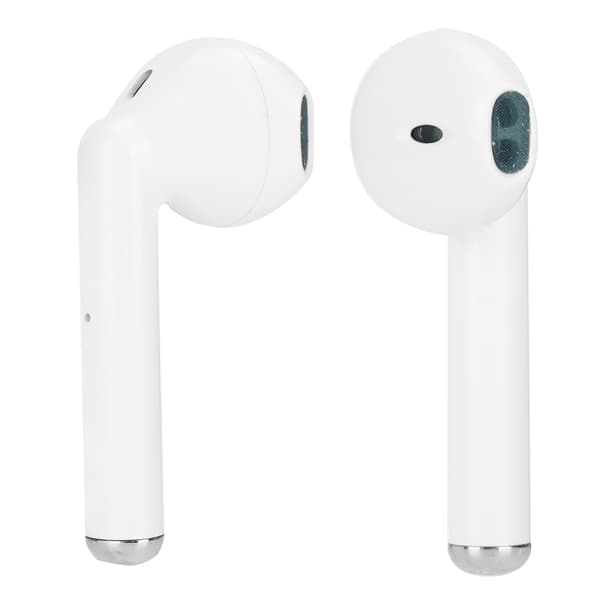 TWS Trådløse Bluetooth 5.0 Høretelefoner Halv In-Ear IPX4 Vandtætte Ørepropper til iPhone/Android Hvid