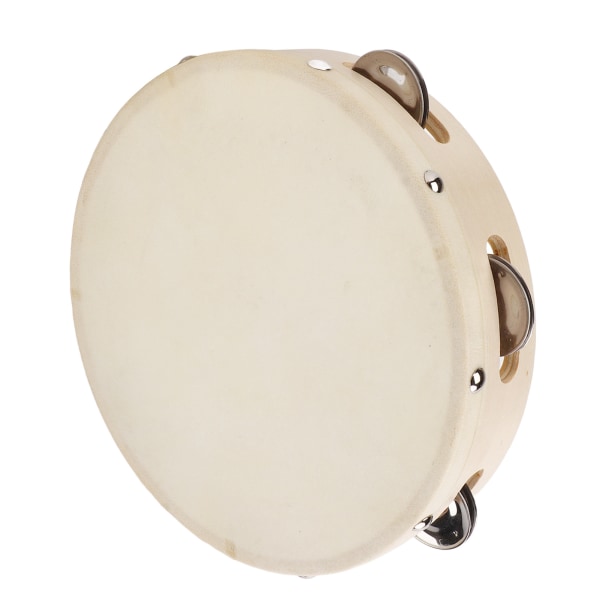 8in tre håndtromme bærbar perkusjon tamburin barn pedagogisk musikkinstrument