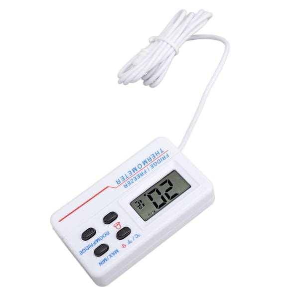 Digital kylskåpstermometer ‑50℃ till 70℃ ‑58℉ till 158℉ Hög precision digital frys temperaturmätare med larmfunktion