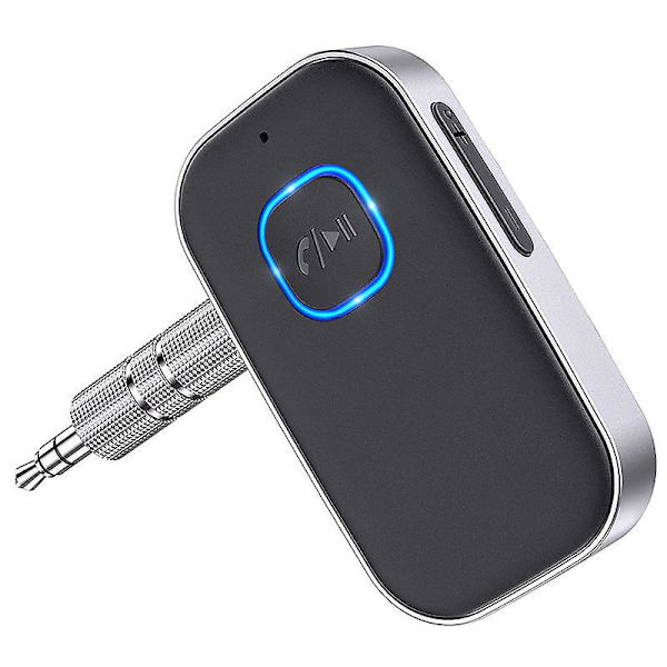 Bluetooth 5.0 Bilmodtager: Støjreducerende Bluetooth-adapter, Hjemmstereo Musikmodtager, Håndfri Opkald, 16 timers Batterilevetid
