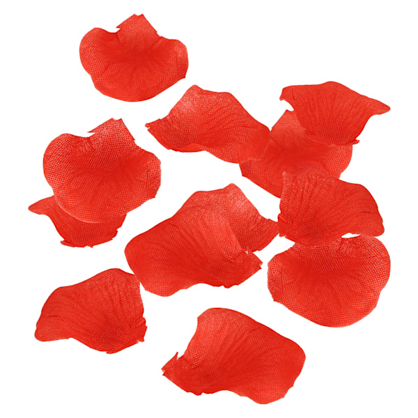 8 påsar 120 st/påse konstgjorda kronblad i non-woven tyg, falska kronblad för familjebröllop och festdekorationer (röd)
