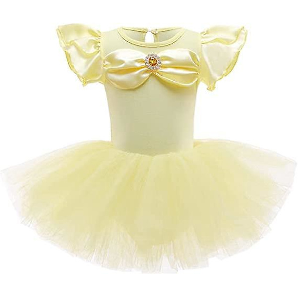 Princess Tutu Balettklänning för Flickor, Klockdesign, Storlek 2-8 År