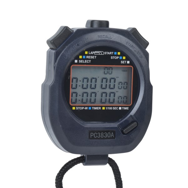 PC3830A ABS Sports Running Stopur Elektronisk Track and Field Countdown Stopur0.01