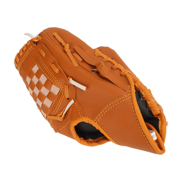 Urheilun baseball-hansikkaat PVC Ruskea Baseball Pitcher Mitt lapsille Aikuisten koulutus Ulkona 11.5in