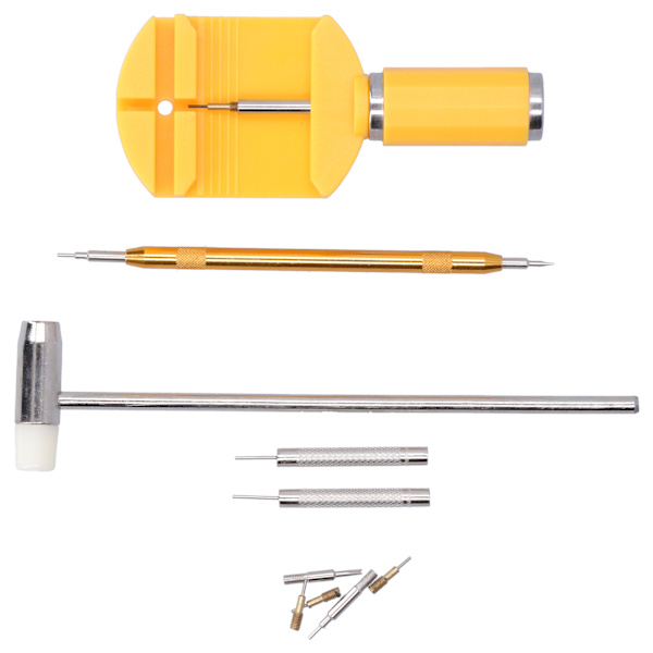 Klokke Link Pin Remover Spring Bar Tool Klokke Band Remover Adjuster Klokke Reparasjonsverktøysett