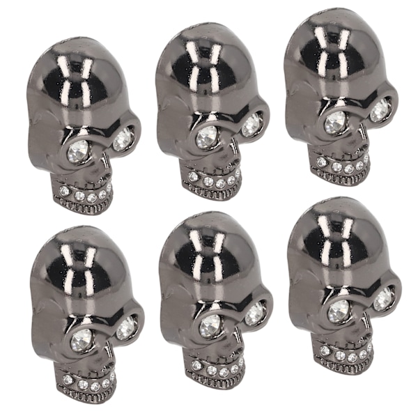 10 stk Skull Rivets Gotisk Stil Fashionable Skull Stud Tilbehør for DIY Sko Klær Vesker Rhinestones