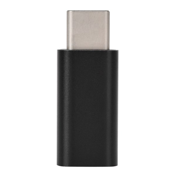 Mini bærbar opladeradapter Lightning til Type c Converter til iPhone IPad (sort)