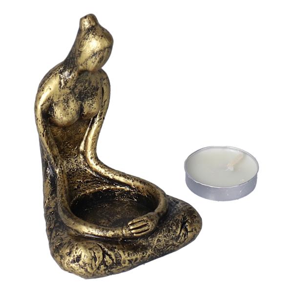 Yoga Figurine Unik Design Dubbel Funktion Hållbar Robust Praktisk Ängel Figurine för Hem Tearoom Yoga RumSCS- RC007-A1