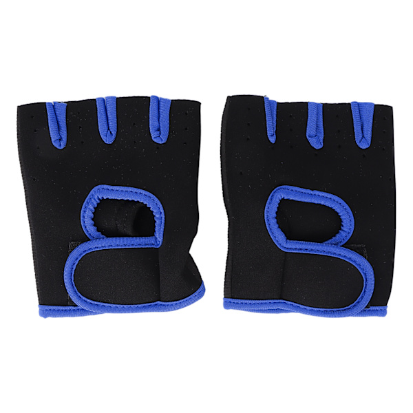 Handledsskydd Sport Justerbart handledsstöd Fingerlösa gymhandskar för skridskoåkning Tyngdlyftning Royal BlueM