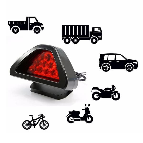 Bil F1 Racing Baglygte 12LED Bremselys