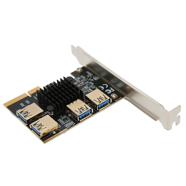 PCI-E-nousukortti PCI-E X4 1 - 4 PCI Express 16X -paikka-adapterikortti USB 3.0 -sovitinkortti kertoimelle