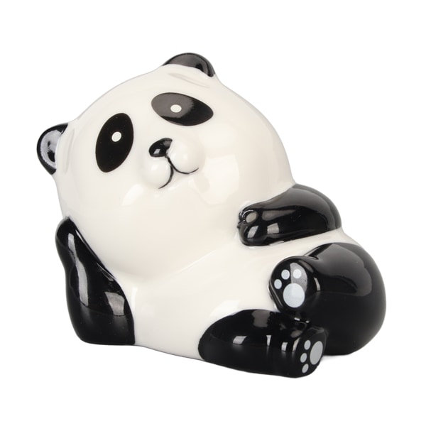 Panda Røkelsesbrenner Hvit Porselen Søt naturtro Stree Relief Røkelsespinneholder for Meditasjonsdekorasjon innendørs