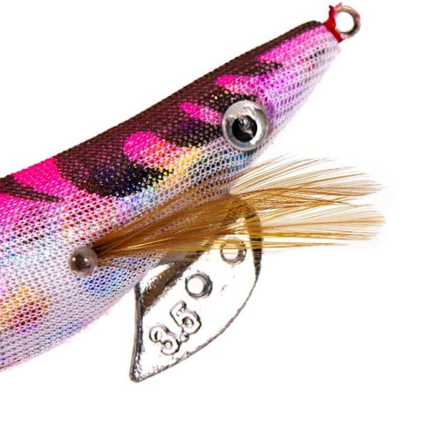 Luminous Wood Shrimp Squid Hook Lures Shrimp Bait with Squid Jigs Hooks Cuttlefish Sleeve Jig Hooks Hard Artificial Lures