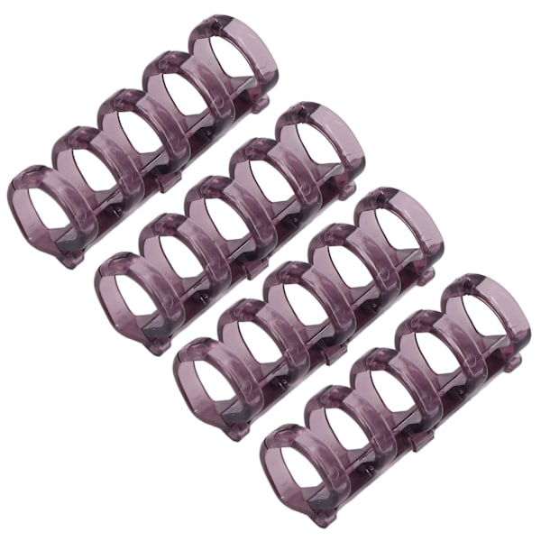 20 stk. Bindingsringer Segmentert design Holder 60 ark 11mm Bindings tykkelse Kontorrekvisita Lilla