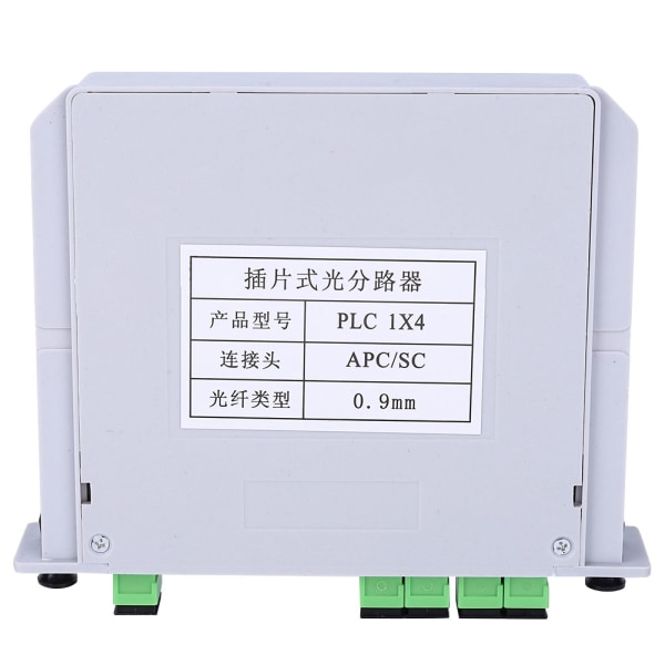 1X4 Blade Optical Splitter SC APC Single Mode PLC Optisk Fiber Splitter Module