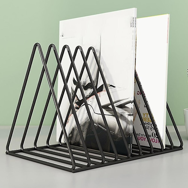 Vinylskiva CD-ställ Album Display Rack Multifunktionell Vertikal Europeisk Konstsamling-B8