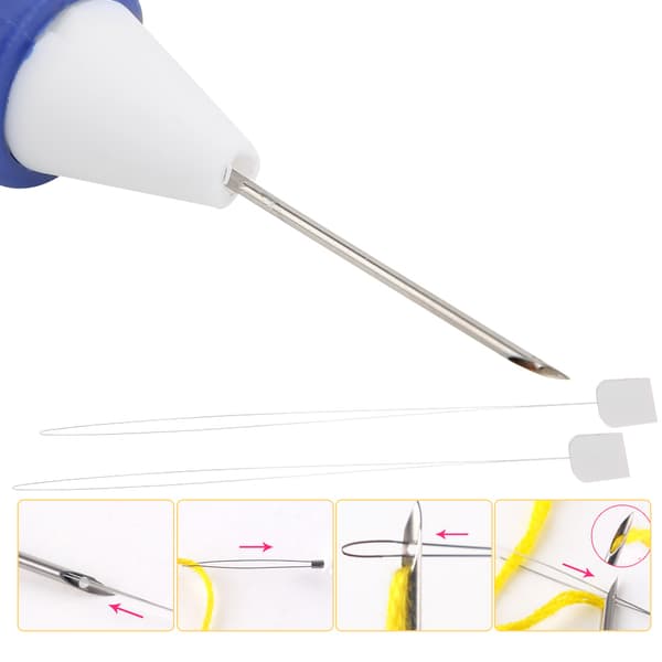 DIY Broderipenna Set Stickning Sömnad Punch Needle Kit Sybehörsverktygssats