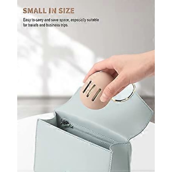 Integreret Makeup Svamp Rejseetui, Silikone Vaskbar Genanvendelig Makeup Svampholder, Blender Holder Skønhed Makeup Svamp Beskyttende Bæreetui (Kh
