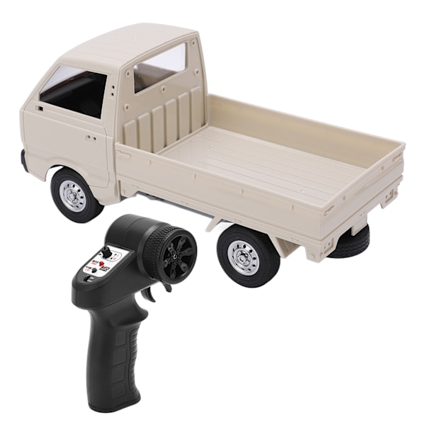 1:16 RC-kuorma-auto, 4-pyöräinen leluauto 2,4 GHz:n langattomalla kaukosäätimellä ja USB-latauksella