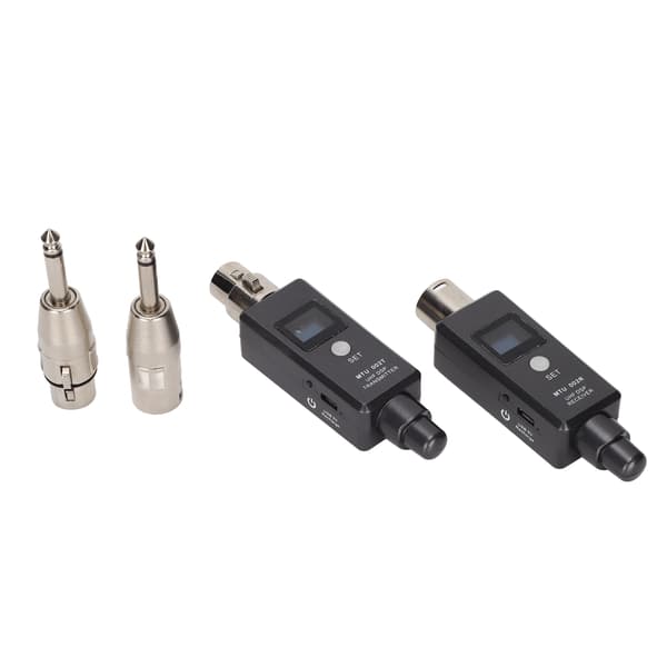 Trådløs mikrofonadapter Oppladbar trådløs mikrofon XLR-sender Mottaker for lydmikser