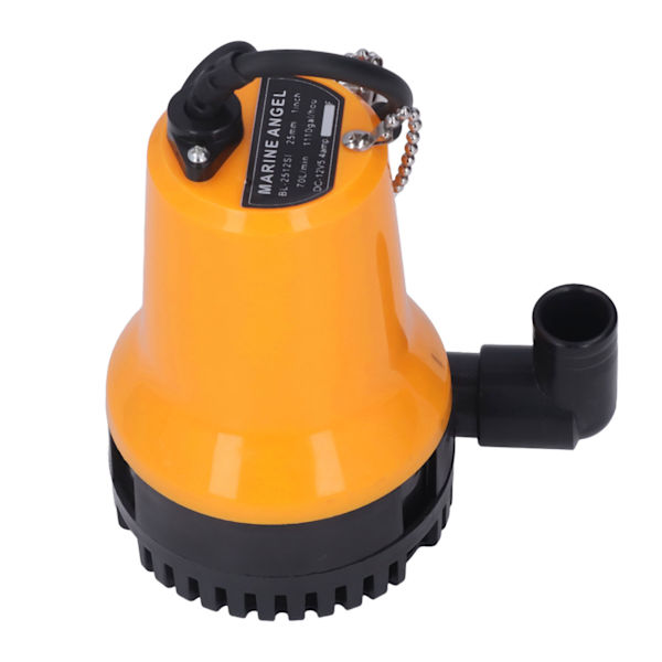 Dykpumpe Lænse Mini 70L/min 5400rpm 45W 4m Lift DC 12V til Fisketankbåd