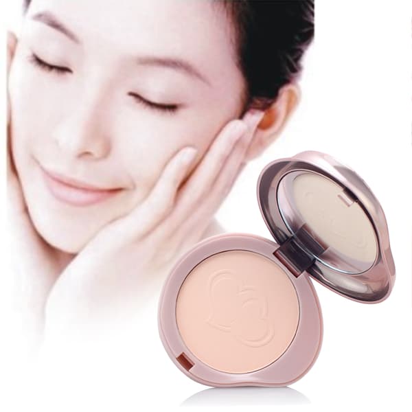 Makeup Pressat Puder Bärbart Långvarigt Svettresistent Döljande Lystergivande Finishingpuder 01