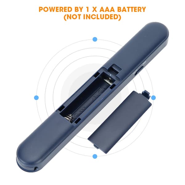 Trådløs Presentasjonspeker for PowerPoint, 2.4G, Batteridrevet