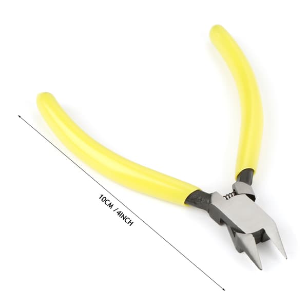 1 stk. 4\" Diagonal sidekutter kobbertrådkutter tang nipper reparasjonsverktøy - gul