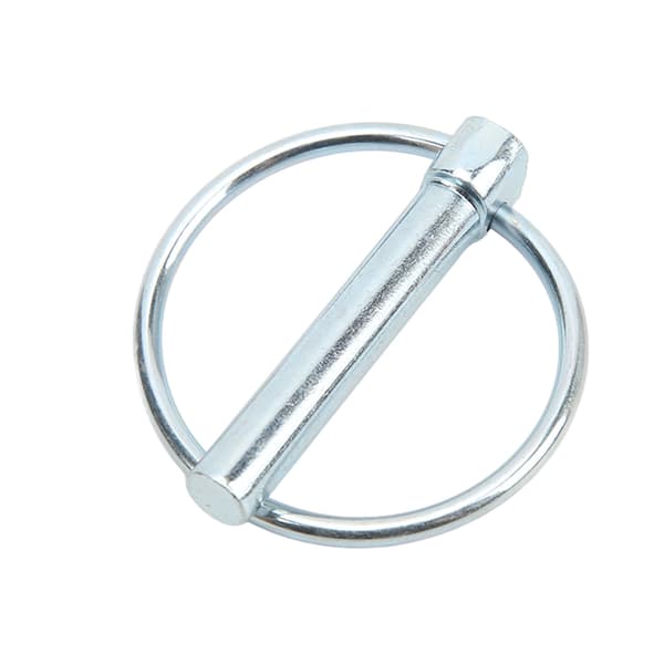 10 st stiftringklämmor kolstål ringformade stiftringklämmor klämlänk låsstift för cykelbilar båtsläp traktorer 8mm X 45mm