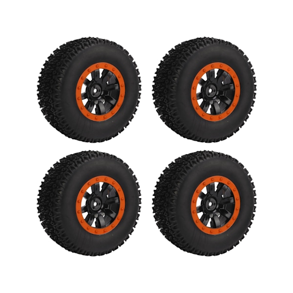 4 kpl lyhyen matkan kuorma-auton renkaat 12 mm kuusiokolo RC lyhyen matkan kuorma-auton kumipyörä Traxxas Slashille HPIOrangeille