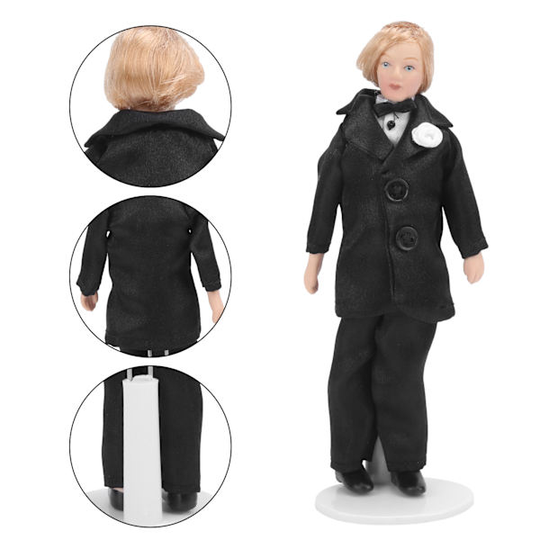 Nukkekodin sulhanen miniatyyri posliinisulhanen 1/12 mittakaavan nukketalon sisustuslisävaruste