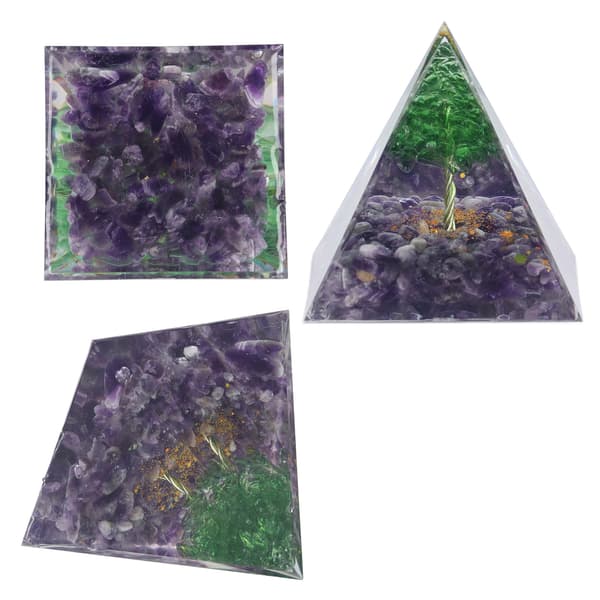 Krystal Pyramide Orgon Pyramide Hjem Håndværk Ornamenter til Energi Healing Ro