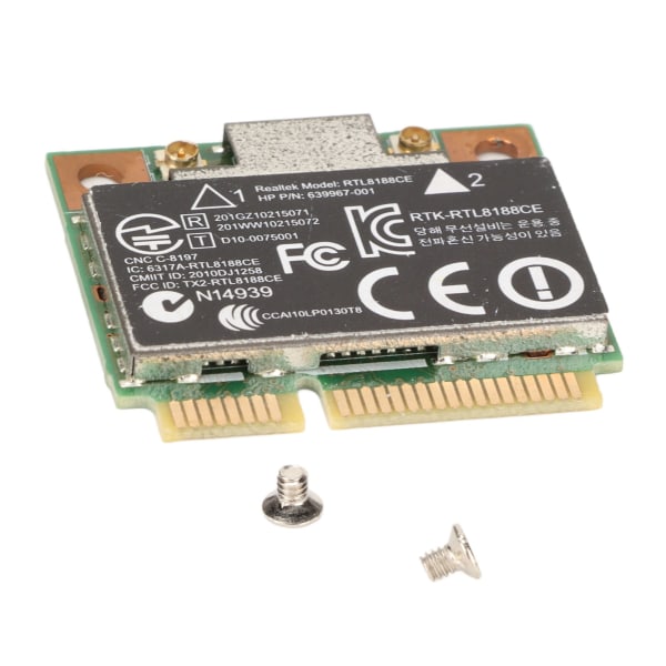 PCI E WiFi-kort 150 Mbps Støtte 802.11 B/G/N Mini PCI E RTL8188CE WiFi-kort for bærbar stasjonær datamaskin Minidatamaskin