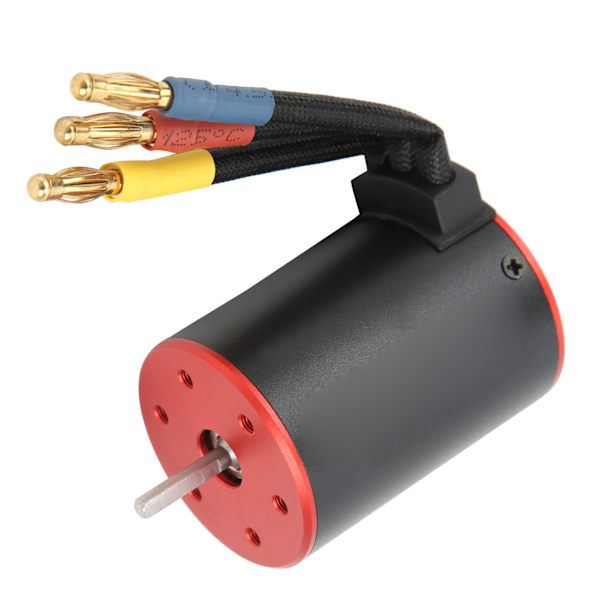 3650‑4300kv Vattentät Borstlös Motor med 4mm Bananpluggfäste för 1/10 RC Bil Lastbil Crawler
