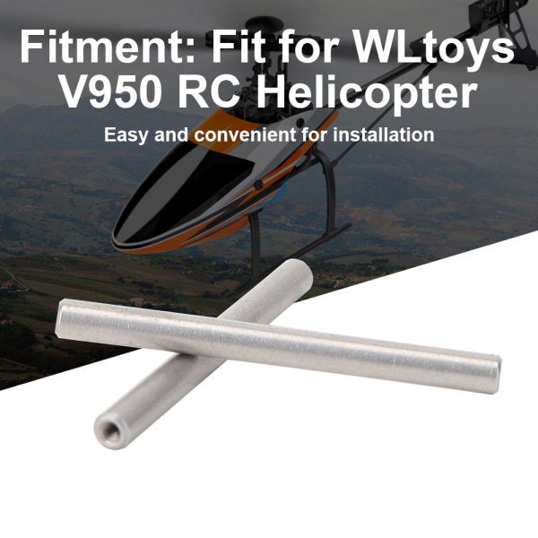 2 stk. Tilbehør til opgradering af vandret skaft til WLtoys V950 RC-helikopter