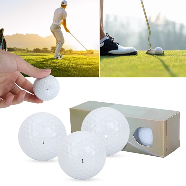 12 STK/ Pack Four Layer Tournament Golf Ball Training Practice Balls
