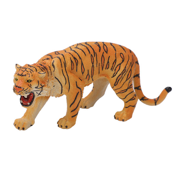 Tiger Figurine Vildt Dyr Plast Simulation Tiger Model til Børn Gave Hjemmekontor Dekoration
