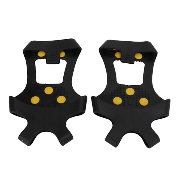 1 par 10 pigge Anti-Skid sne og is klatring sko pigge greb klamper sko coverL (39-46)