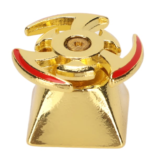Roterande tangentknapp i metall med ergonomisk design för mekaniska tangentbord i guld