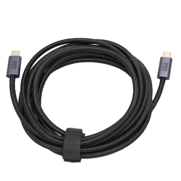 USB 4.0-kabel multifunktionell 20 Gbps höghastighetsöverföring HD 8K 60HZ stöd PD100W Typ C till Typ C-kabel 300 cm