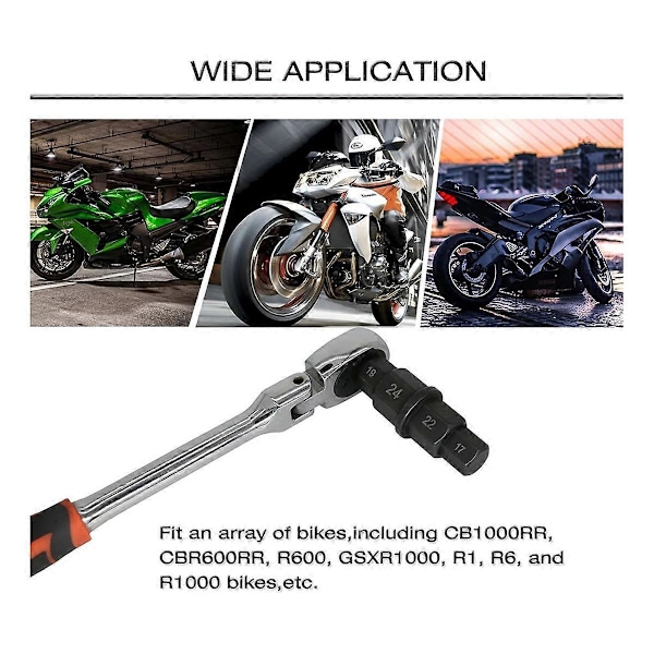 Motorcyklar Hex Axel Verktyg Stadig Hex Bit Hylsnyckelsats