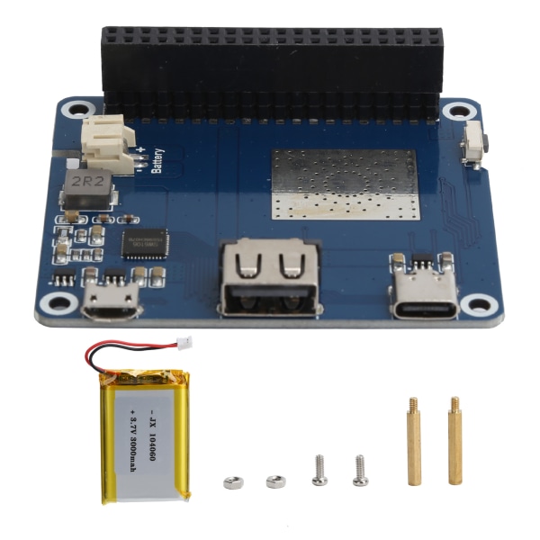 Litiumbatteriexpansionskort Inbyggd skyddskrets för Raspberry Pi SW6106 5V