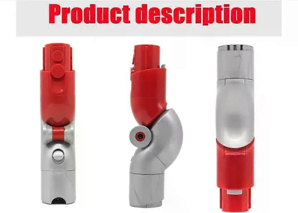 Dyson-adapter for V12/V10Slim/Digital Slim støvsugere, bøyeelement, hurtigkobling