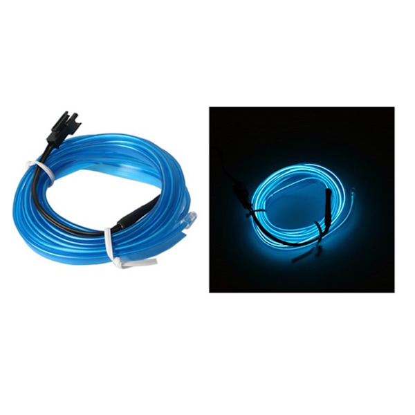 Bil LED-listljus Luminous 9,8ft Flexibel omgivande listlampa för bilinredning Blå