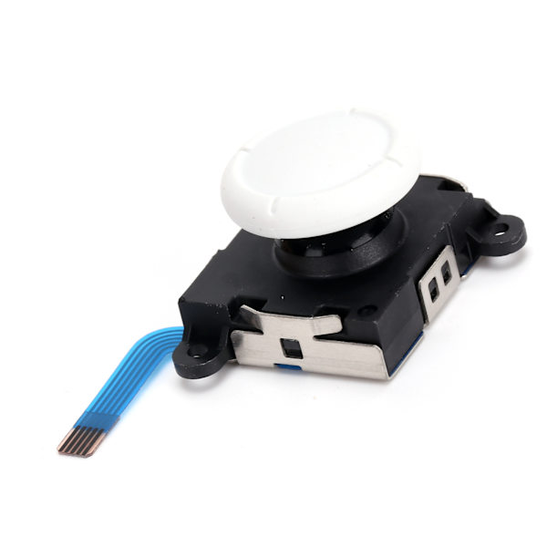 Analog Joystick Tommelpinne Knapp Modul Erstatning for Switch Joycon/Lite Kontroller Hvit