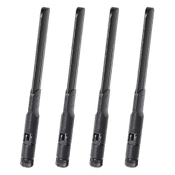 4 stk. Dual Band WiFi Antenne 2.4GHz 5GHz 5.8GHz 8DBi MIMO RP-SMA Han Antenne kompatibel med WiFi Router Trådløs