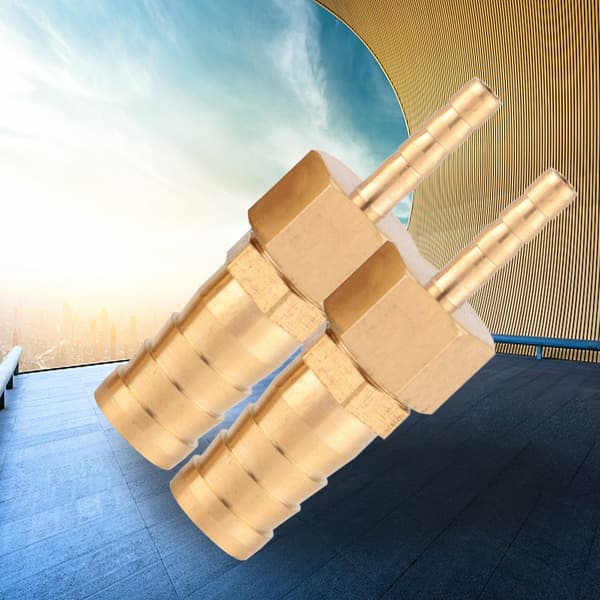 2 stk 4-12 mm messingkobling slangehale reduserende pluggkontakt