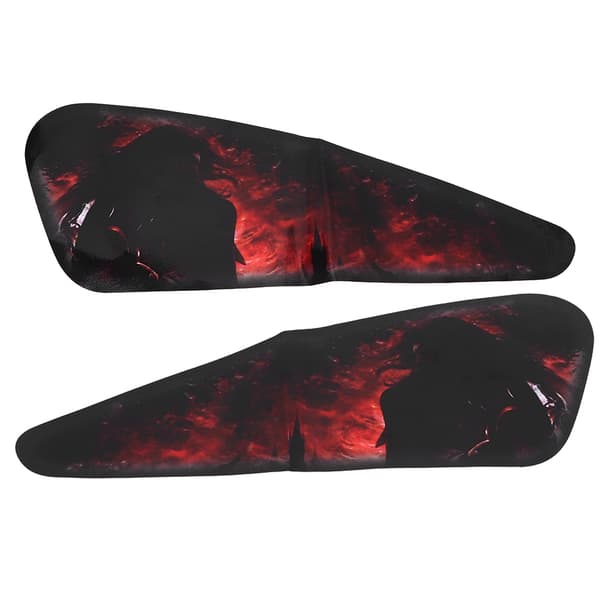 3D PVC Dekal Reflekterende Sticker Vandafvisende Farverig Universal Motorcykel Tilbehør