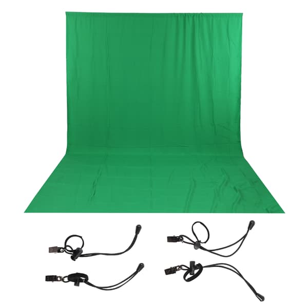 3x6m Valokuvaustausta Vihreä Kangas Chromakey Taustakangas Valokuvausstudiovideolle